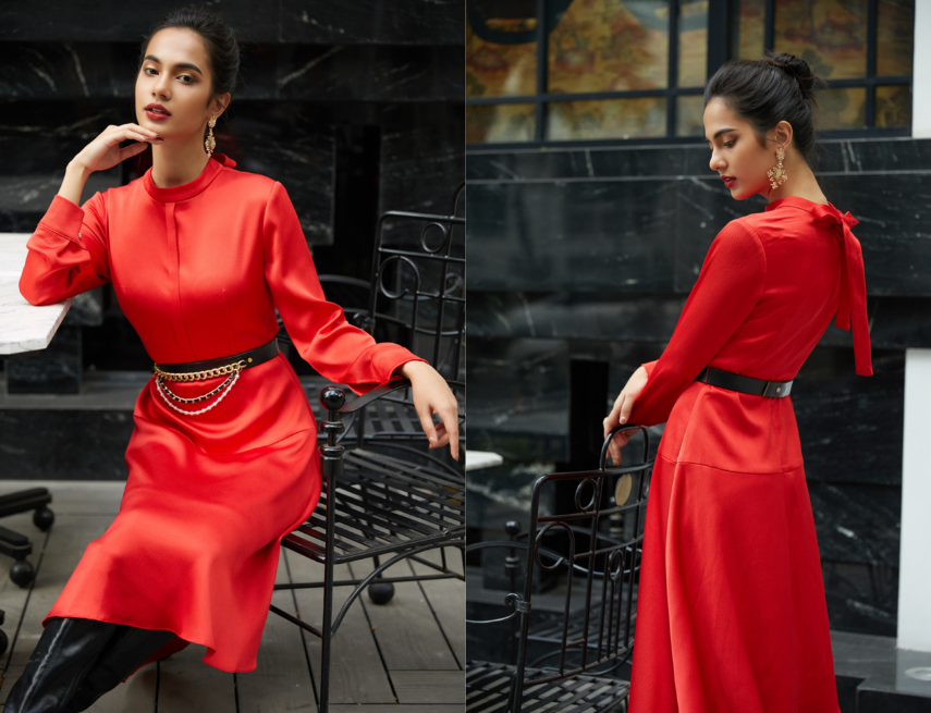 Váy Đỏ Tết – Công ty TNHH TM DV Thời Trang Phong Dung