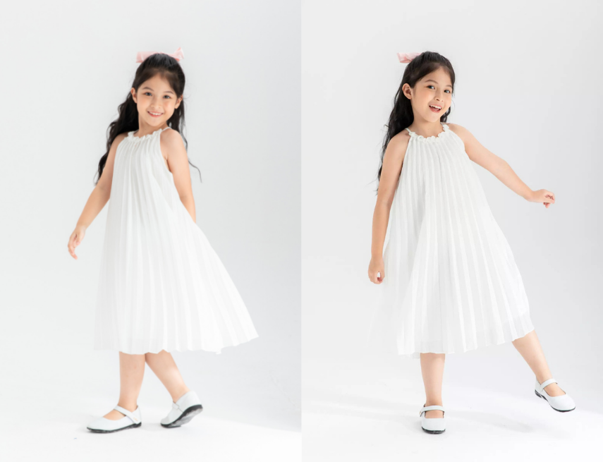 Váy bé gái - Váy chấm bi màu hồng, xanh cổ ren siêu xinh cho bé 1-7 Tuổi |  Lazada.vn