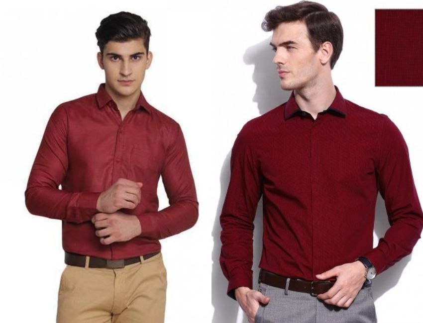 Điểm mặt 5 mẫu áo sơ mi nam màu đỏ bán chạy hàng đầu tại TQQ
